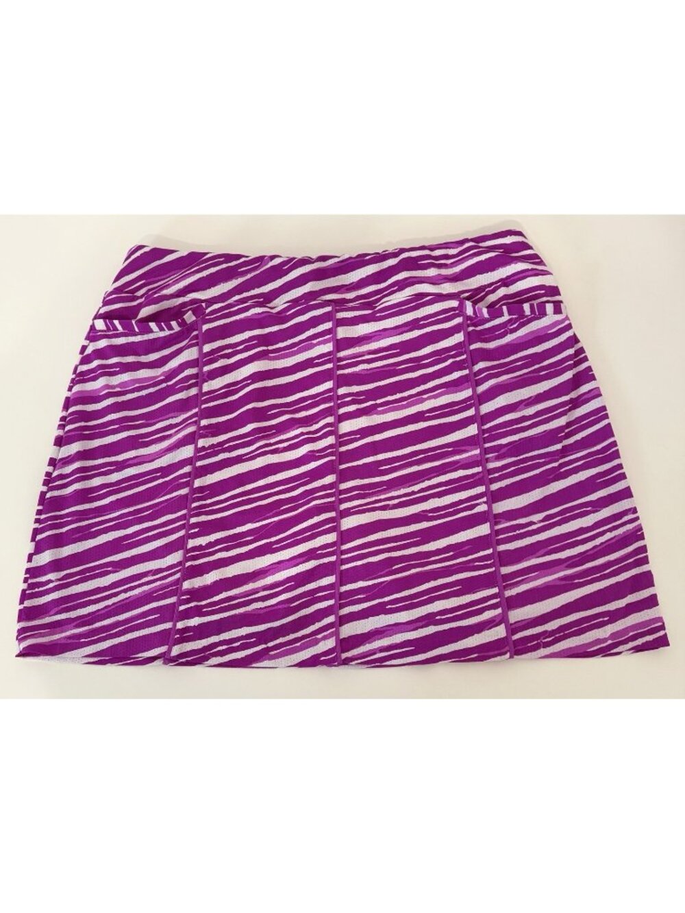 TAIL Purple Tiger Print Tennis Golf Pickleball Activewear Skort Sz XL Beach